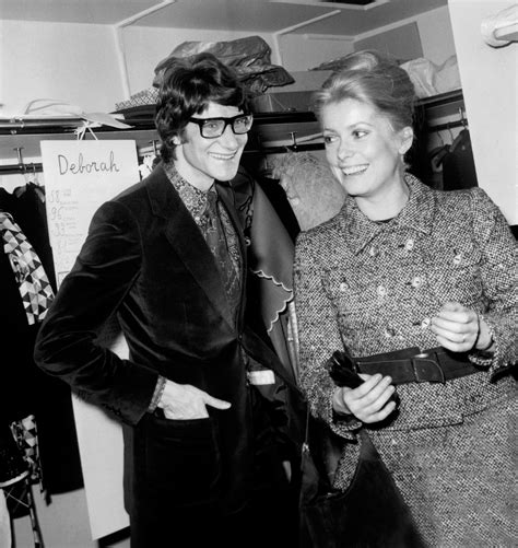 yves saint laurent et catherine deneuve|La rencontre avec Catherine Deneuve .